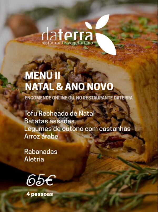 Menu Natal - Tofu Recheado